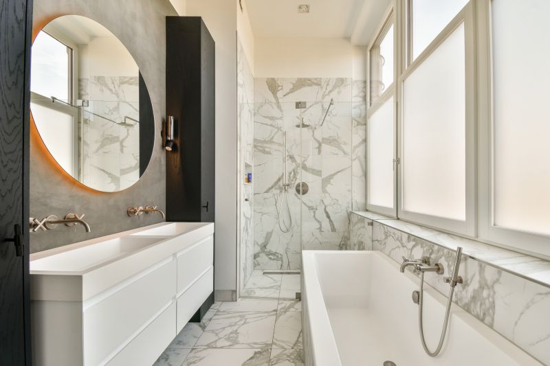 Bathroom with Double Vanities